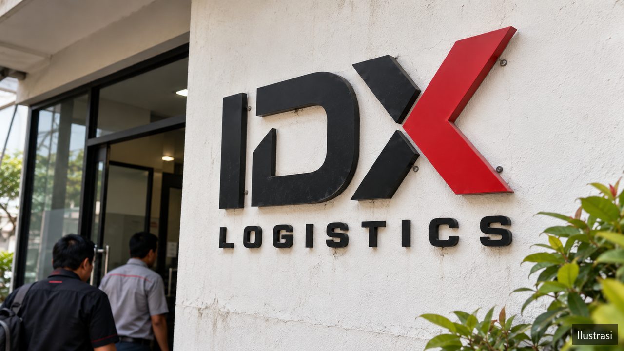 Ilustrasi: papan nama IDX Logistics